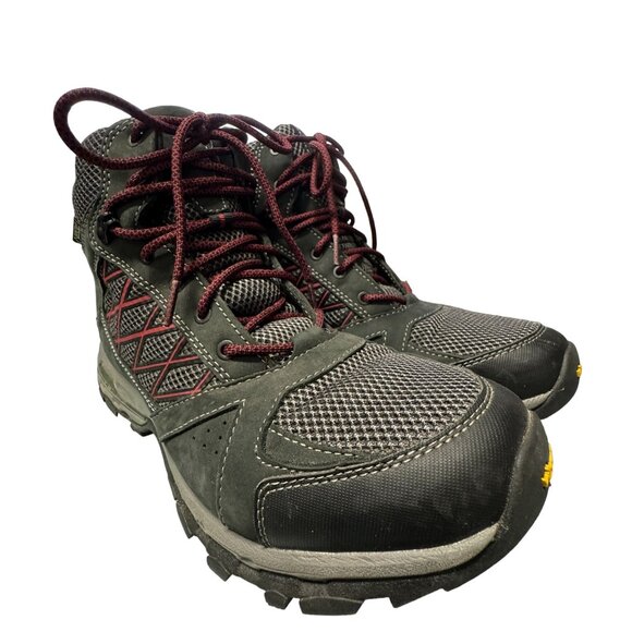LL Bean Hiking Boots Mens 9 M Gray Suede Gore Tex Vibram Megagrip Sole BDP Trans - Picture 10 of 16